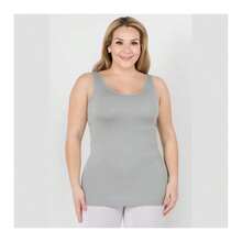 Top sin costuras para mujer - TALLA GRANDE - Rosa Fucsia - Ver 8