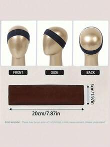 1/3pcs Soft Stretchy Headbands -Soft Fabric Hair Bands,Sports Sweat-Absorption Headband,Non-Slip Wide Elastic Headwear For Women,Washing Face,Solid Color Knitted Hair Accessories Essentials,Hairbands For Skincare Makeup,Fitness And Casual Street Style Gym, All Season Turban Headband, Hairband