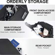 Bolso de pecho universal para hombres y mujeres, bolso bandolera, bolso de un solo hombro, bolso ajustado para armas, funcional urbano