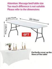 1 pieza Sábana ajustable de 6 pies para cama de masaje de salón, sábana para extensión de pestañas, cubierta de mesa de masaje para cama de pestañas, para salón de belleza