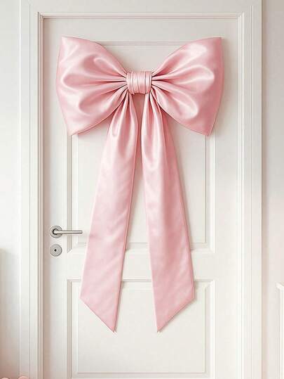 1pc Bow Door Decoration, Festive Bowknot , Ideal For Party Decor, Gift Wrapping, And Home Accents, Perfect For Valentine's Day, Anniversaries, Or Special Events,Home Decor ,Room Decor,Wall Decor Gifts Birthday Graduation,Wall Decoration, Farmhouse Decoration, Bathroom Decoration, Scene Decoration, Room Decoration, Home Decoration, Office Decoration