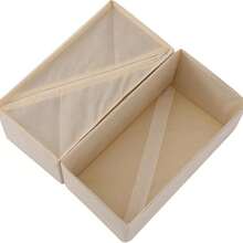 3pcs Foldable Clothing Storage, Canvas Drawer Organizer - Foldable Socks, Underwear And Other Storage Boxes - Perfect For Closets, Bedrooms, Dormitories, Wardrobes, Etc