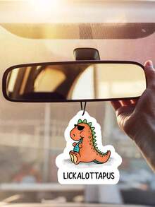 1pc Fun Car Aromatherapy Car Fragrance Perfume Car Air Freshener Mirror Car Interior Decoration Interior Accessories Pendant Air Outlet Perfume - Multicolor - View 5