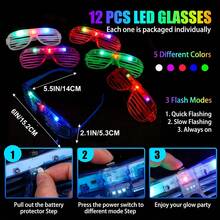 248pcs Glow In The Dark Party Supplies Bulk Pack - 12pcs LED Light Hairs, 12pcs Glow Wands, 200pcs Glow Sticks, 12pcs LED Glasses For Parties, Glow Party Supplies, Glow Party Decorations, Glow Party Accessories, Glow Party Essentials, Glow Party Supplies, Glow Party Decorations, Glow Party Accessories, Glow Party Essentials