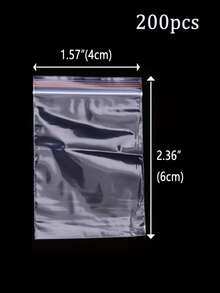 200 PE Self-Sealed Bags Diamond Paintings Diamond Accessories Plastic Bags Plastic Vacuum Bags Transparent Self-Adhesive Sealed Bags Gift Packaging Bags Multi-Functional Tools Perfect For DIY Artists And Craftsmen (Multiple Size Choices) - Clear - View 5