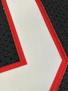 Customized Name & Number Men's Embroidered American Football Jersey, Atlanta Black V-Neck Personalized Short Sleeve Shirt Sports Summer - Black - View 5