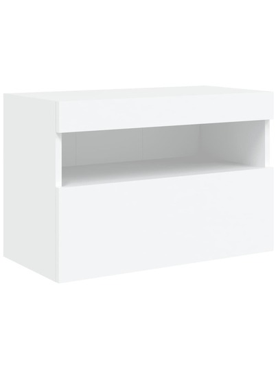 VidaXL TV Wand Unit LED Lighting 60x30x40 Cm Wit view 3