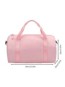 Borsa da viaggio con ricamo personalizzato, borsa da danza, organizer da viaggio, pochette personalizzata, multifunzionale e decorativa, design a lettera, colore unito, raffinata ed elegante, mix di vintage e moderno, colorata, casual e versatile, stile basic, morbida e unica, personalizzabile - un'idea regalo ideale per lei, la tua ragazza, lui, il tuo ragazzo e gli amici.