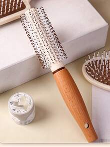 1/4 Set: Square Air Cushion Comb + Round Air Cushion Comb + Curling Comb - 1 Piece Comb, Styling Comb, Haircut Comb, Curling Comb, Air Cushion Comb, Pointed Tail Comb, Massage Comb, Bone Comb, Detangling Tool, Massage Tool, Hair Dye Comb, Head Massage Comb, Easily Detangle Knots, Plastic Detangling Tool, Blow Dry And Straighten, Oval Air Cushion Comb - Multicolor - View 14