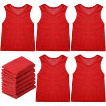 12 Count Soccer Pinnies Pennies Jersey Scrimmage Vest  Practice Jersey Mesh Basketball Vest For Youth Adult