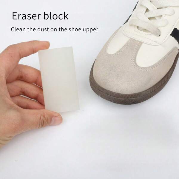 Borracha para limpeza de calçados, borracha para limpeza de tênis, borracha não abrasiva para sapatos - adequada para limpar sapatos brancos, nobuck e botas de neve, pode ser usada em tecidos e bordas de sapatos, feita de PVC, ótimo presente para amigos