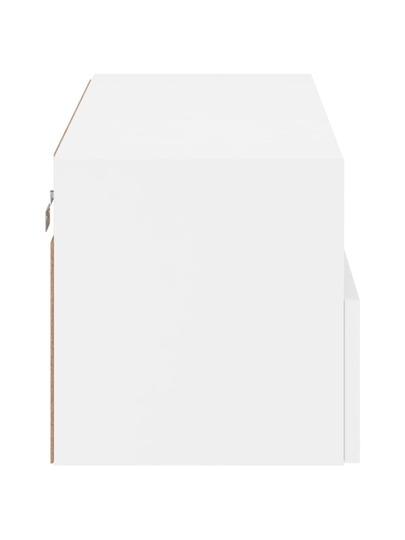 VidaXL TV Wand Unit 80x30x30 Cm, Finished Wood, Wit view 9