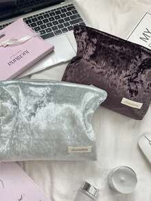 1PC Large Capacity Travel Cosmetics Lipstick Wash Bag Portable Storage Bag, Recommended Back-To-School Essentials Portable Makeup Bag, Multi-Functional Pencil Case, Cosmetic Brush Holder For Student Dormitory And Travel Home Use, Makeup Bags, Cosmetic Bag, Makeup Organiser, Makeup Pouch, Make Up Bags, Vanity Accessories, Small Makeup Bag, Cosmetic Bag, Large Makeup Bag, Christmas Gifts, Pouch, Clutch / Small Handbag, Makeup Organizer, Pouch, Brush Holder, Mini Pouch, Large Capacity Pouch