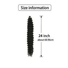 Extensiones de cabello trenzado rizado estilo bohemio de 26 pulgadas, color negro natural, versátil para todo tipo de personas, para uso diario, Halloween, Navidad, Año Nuevo