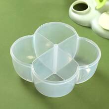 1 件便携式旋转奶粉分配盒，多隔间可拆卸且易于清洁的奶粉容器 - 多色2 - 查看 3