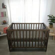 Pack N Play Mosquito Net With Luminous Zippers – Adaptable Premium Quality Mosquito Net For Playpen, Bassinet, Travel Crib – Portable Mosquito Net For Baby, Drawstring Base