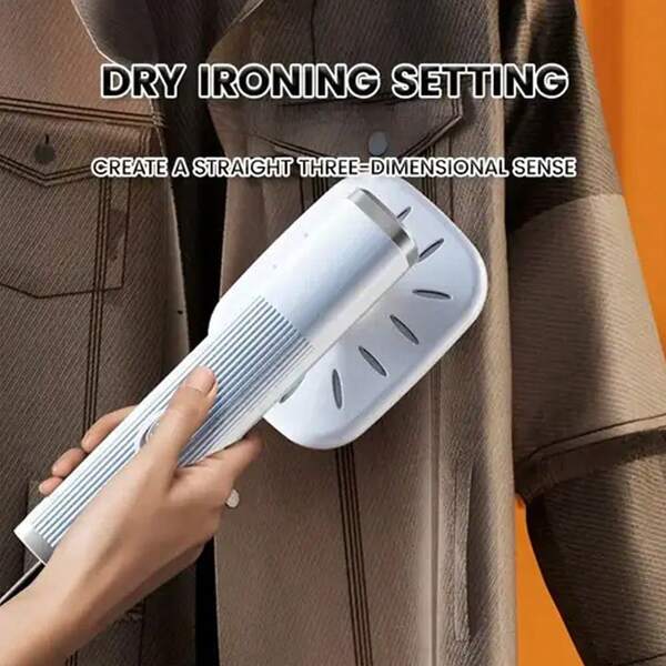 Przenośne żelazko zasilane przez USB z funkcją spryskiwacza, wygodne zarówno do suszenia, jak i zwilżania, przenośny garnek do prasowania tkanin, urządzenie parowe do użytku domowego, małe urządzenie do prasowania parowego ubrań.