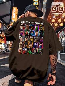 Oversized T-Shirt Streetwear Dragon Goku Ball Z Majin Boo Gordo Anime REF 7293 VEST NERD - Rỉ Nâu - Xem 5