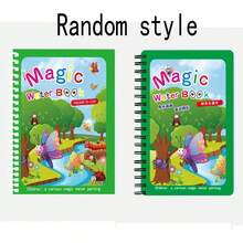 可重复使用的魔法水绘本、蒙特梭利着色书、卡通魔法绘画书、可重复绘画书、万圣节/圣诞节/返校礼物（附带 1 支随机颜色专用笔） - 彩色 - 查看 14