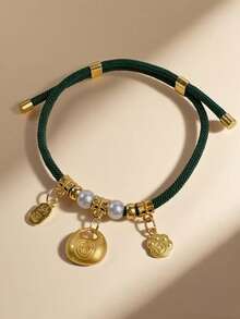 طوق معدني قابل للتعديل بأسلوب صيني مع قفل صامت، قلادة بشكل سبيكة مباركة، مناسب لمهرجان تشي شي، عيد الميلاد، هالوين، قلادة طوق الحيوانات الأليفة