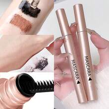 1 件装纤长卷翘睫毛膏，细刷打造精准卷翘浓密睫毛，防汗防水眼妆，向日葵睫毛效果