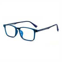 1 Pair Of TR90 Titanium Frame Glasses - Lightweight Non-Prescription Glasses, Unisex Simple Business Daily Style, Suitable For Formal/Casual Occasions - Ideal Gift For Birthdays, Graduations, Halloween - TR90 Material, Fashionable Design, Versatile Accessory, Durable And Elegant - C2-霧面黑 - 查看 6