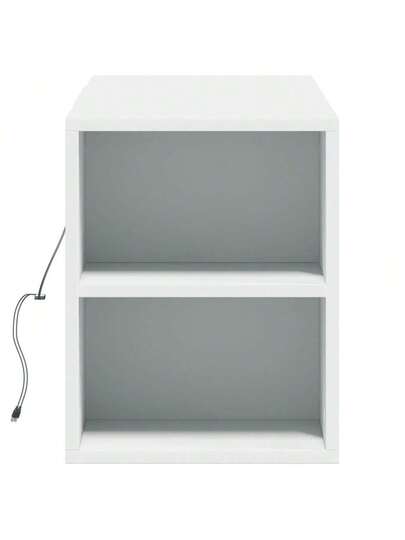 VidaXL TV Wand Unit LED Lighting 135x31x39.5 Cm Wit view 7