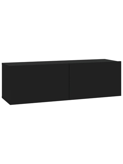 VidaXL TV Wand Units Pcs 100x30x30 Cm Processed Wood Zwart view 6