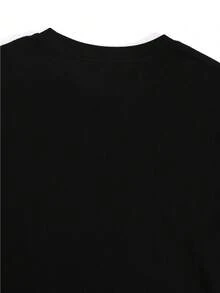 [ Graphic T-Shirt]  Men'S T-Shirt Short Sleeve 2024 T-Shirt Crew Neck Graphic Print T-Shirt - 黑色 - 查看 3