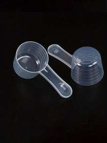 5/3/1pc Milk Powder Scoops, Laundry Detergent Scoop, Lab Measuring Spoon, Plastic Measuring Spoons For Cosmetics Powders Kitchen, High-Permeability Pp Spoon, 30g, 2.03oz Powder Spoon, Graduated Spoon, Liquid Plastic Measuring Spoon, Protein Powder Spoon - Multicolor - View 3