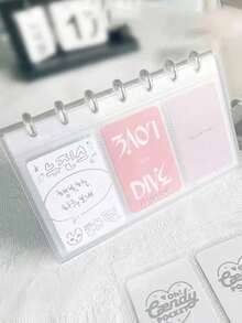 Vertical Photo Album,Plastic Photo Album With Stand And Calendar Style Design For Organizing, Storing, And Displaying | Durable Photo Folder, Home Album