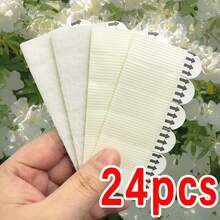 12 pares (24 piezas) de tiras para colgar cuadros sin taladrar - Ganchos de pared adhesivos doble cara, aptos para marcos y obras de arte, cinta adhesiva resistente al agua sin dejar rastro, juego de colgado de cuadros de alta resistencia, tiras para colgar cuadros sin taladrar, cinta adhesiva de doble cara para montar en la pared, apta para marcos - sin daños, resistente al agua, fácil de instalar y quitar, perfecta para la decoración del hogar