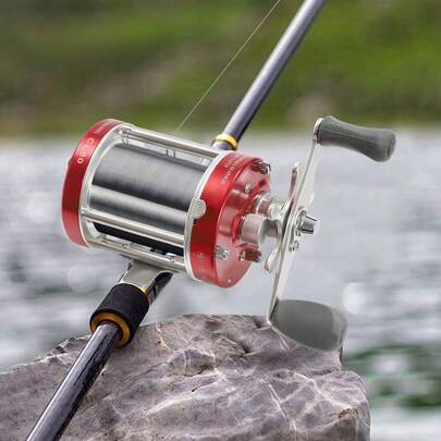 YUNRUX Round Baitcasting Reel Conventional Reel For Catfish Baitcasting Fishing Reel