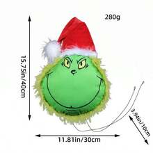 Christmas Decorations Grinch Green-Haired Monster Doll, Christmas Green Monster Jay Home Decor Room Decor