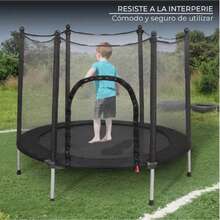 Trampoline Jumping Tumbling Children's Jumping Mat Color Black - Black - View 6