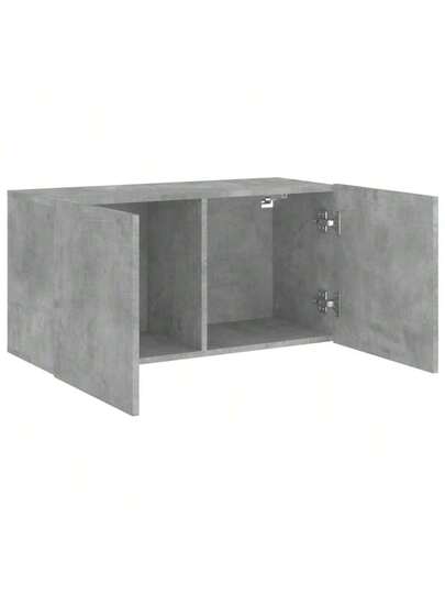 VidaXL Wand Mounted TV Cabinet 80x30x41 Cm Concrete Grijs view 5