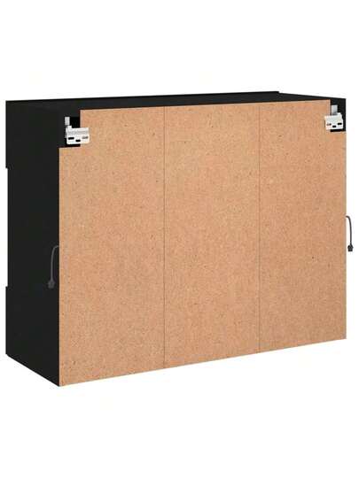 VidaXL TV Wand Unit LED Lighting 78.5x30x60.5 Cm Zwart view 10