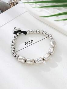 1 pezzo Braccialetto da sposa vintage minimalista con perline, adatto per uso quotidiano