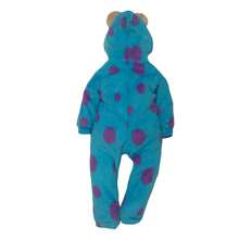 Disney Footless Romper With Embroidered Hat - Teal Blue - View 4