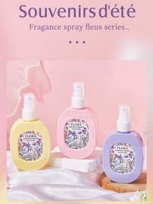 100 مل رذاذ عطري منزلي بنكهة الزهور، عطر طويل الأمد، رذاذ صغير جميل، محمول، مناسب للغرفة، التاريخ، الخزانة، الحمام، السفر والمنزل، رائع لعيد الحب، عيد الأم، الزفاف، التخرج، هدية مثالية للأصدقاء