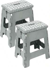 Utopia Home Folding Step Stool - (Pack Of 1) Foot Stool With 9 Inch Height - Holds Up To 300 Lbs - Lightweight Plastic Foldable Step Stool For Kitchen, Bathroom &Amp; Living Room (Blue) - ColorC - 查看 1