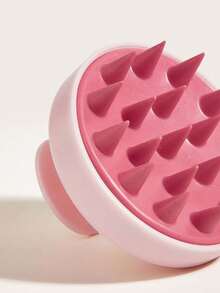 1pc Head Massager Hairbrush For Scalp Care, Super Soft Silicone Scalp Massager, Designed For Deep Cleaning, Dandruff Removal And Hair Growth, Suitable For Men And Women, Macaron Color, Dry And Wet Use, Suitable For Home, Dorm, Travel, Salon, Pet Grooming,Hair Accessories ,Comb Hair ,Hair Styling Tools - Multicolor - View 13