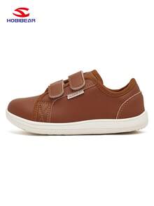 1 Paio di Scarpe HOBIBEAR, Scarpe Sportive per Bambini/Bambine, Scarpe Barefoot, Punta Larga, Adatte per Tutte le Stagioni, Scarpe da Passeggio all'aperto, Comode Scarpe Piatte Morbide, Scarpe per i Primi Passi dei Bambini, Mocassini Minimalisti - Castano - Visualizzare 9