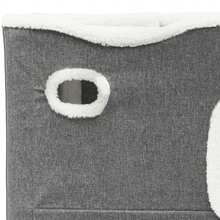 BALCONERA Grey Indoor Cat House – Multi-Purpose Cat Furniture With Cat Bed (Cave/Barrel), Small Scratching Post, Ideal For Indoor Cats - Xám - Xem 4