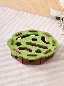 1pc Cat Toys, Self-Entertaining And Stress-Relieving Gadgets, Little Cat Pets, Cat Puzzle Mazes, Hole-Digging Felt Boxes, Cat Teasing Bell Balls. Suitable For Pet Play And Interaction, Helps Burn Energy, Distracts Attention, Can Be Used For Training Cats' Responsiveness, And Enhances The Bond Between Pets And Owners.Note: The Bell Color And Style Are Random. - Multicolor - View 6