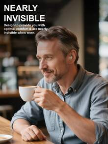 In-Ear Hearing Amplifier Kit-Includes Two Hearing Amplifiers With A Battery Life Of 20 Hours, Which Is Very Suitable For Business Meetings, Lectures And Travel Occasions.