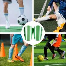 Electroplated Shin Guards, Football Match Sports Shin Pads For Adults And Teenagers, Soccer Leg Guards - Electroplating Blue - View 6