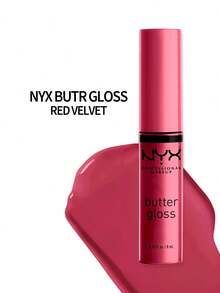 NYX 黄油唇彩 红色天鹅绒唇彩 唇彩 0.27 盎司/8 毫升 透明光泽 轻盈不粘腻 舒适持久 保湿 女朋友 妻子 母亲 朋友 生日 毕业派对 旅行 露营 户外 学校 校园旅行 节日 周年纪念 秋季 秋季 万圣节 秋季外观 明亮大胆的辣妹 - 紅色天鵝絨 - 查看 2