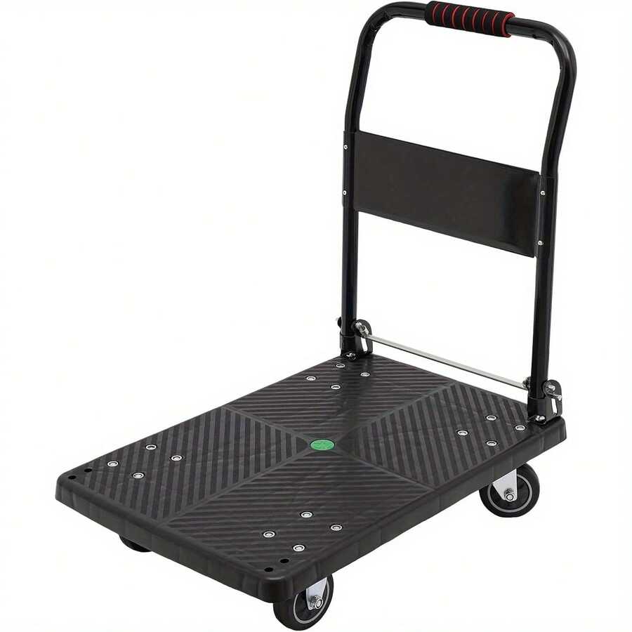YUNRUX Food Service Carts & Trolleys - Black - View 1