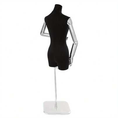 YUNRUX Female Dress Form Display, Clothing Store Female Dress Display Props, Adjustable Height Clothing Form